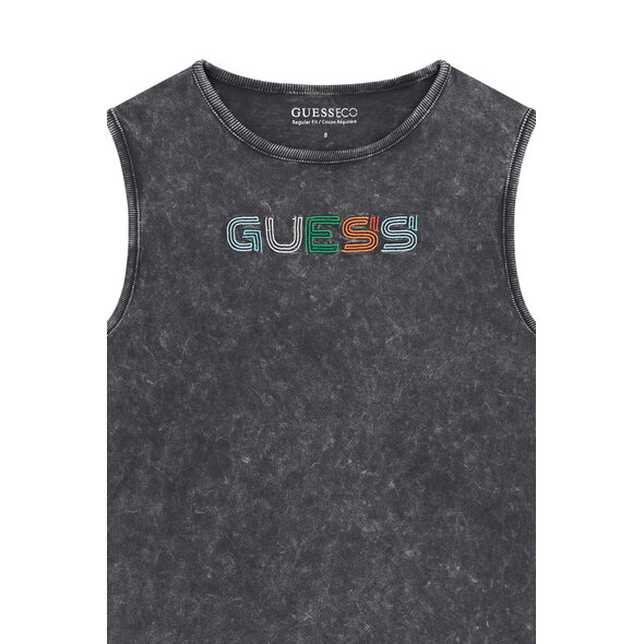 GUESS OVERSIZE ΠΑΙΔΙΚΗ ΑΜΑΝΙΚΗ ΜΠΛΟΥΖΑ ΑΓΟΡΙ L6GI15K8HM4-JBLK