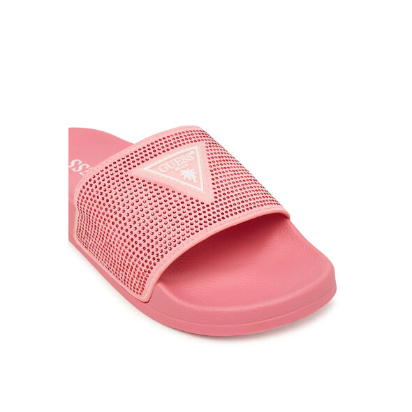 GUESS BEACH RHINESTONES SLIDERS ΓΥΝΑΙΚΕΙΕΣ E6GZ16BB00F-FK0H