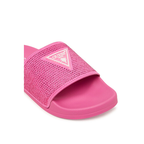 GUESS BEACH RHINESTONES SLIDERS ΓΥΝΑΙΚΕΙΕΣ E6GZ16BB00F-G6J7