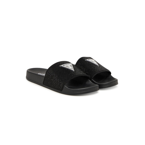 GUESS BEACH RHINESTONES SLIDERS ΓΥΝΑΙΚΕΙΕΣ E6GZ16BB00F-JBLK