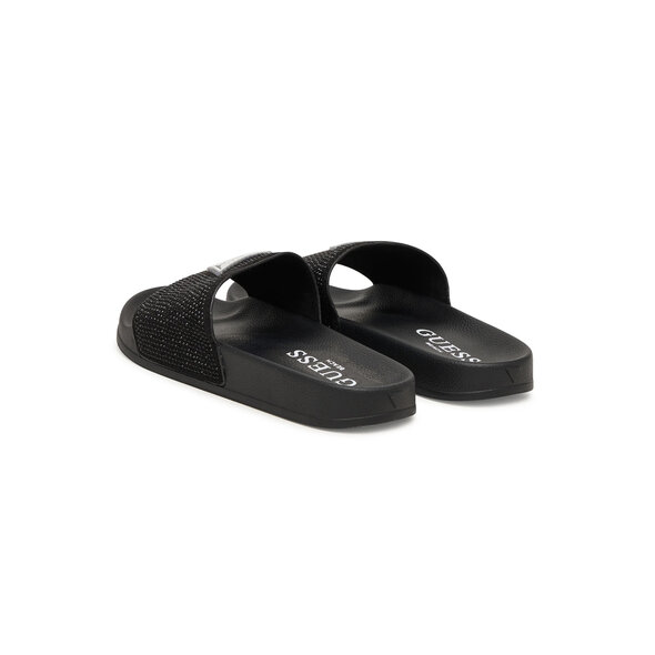 GUESS BEACH RHINESTONES SLIDERS ΓΥΝΑΙΚΕΙΕΣ E6GZ16BB00F-JBLK