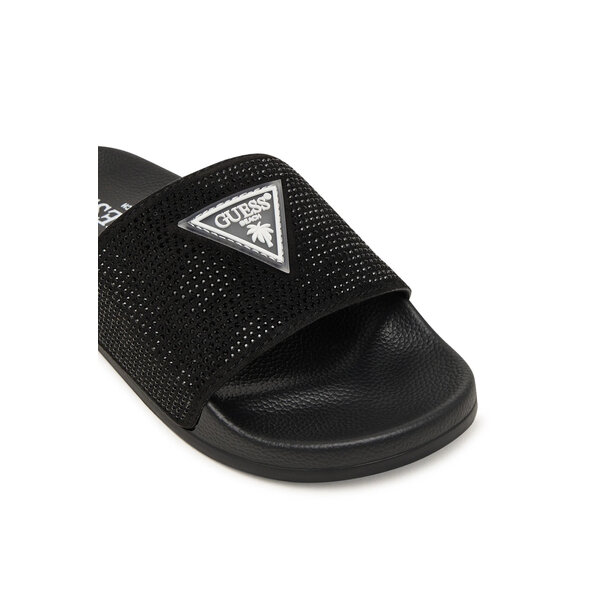 GUESS BEACH RHINESTONES SLIDERS ΓΥΝΑΙΚΕΙΕΣ E6GZ16BB00F-JBLK