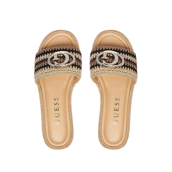 GUESS 'KAYLIS' ΣΑΝΔΑΛΙΑ ΓΥΝΑΙΚΕΙΑ FLJKLIFAB03-BLACK