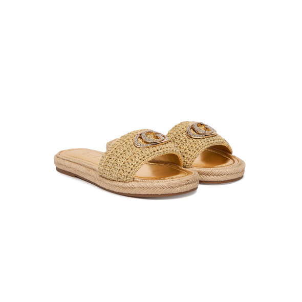 GUESS 'KAYLIS' ΣΑΝΔΑΛΙΑ ΓΥΝΑΙΚΕΙΑ FLJKLIFAB03-GOLD