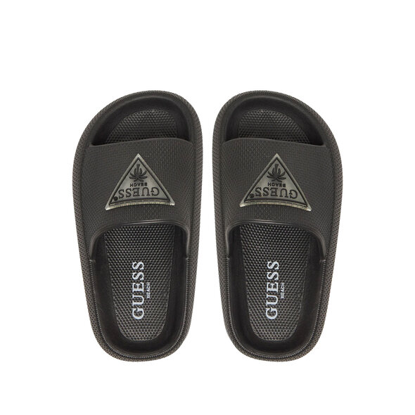GUESS ΠΑΙΔΙΚΕΣ RUBBER SLIDERS UNISEX H5GZ03WG5X0-JBLK