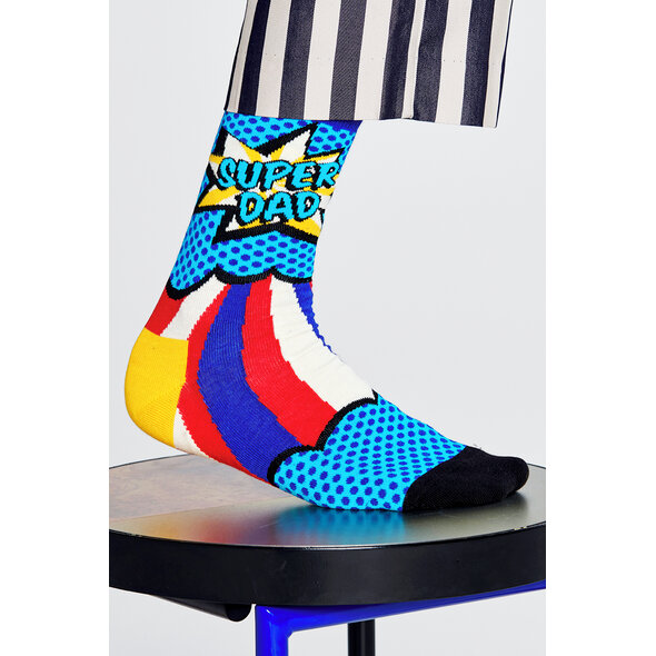 HAPPY SOCKS SUPER DAD ΚΑΛΤΣΕΣ ΑΝΔΡΙΚΕΣ DAD01-6300