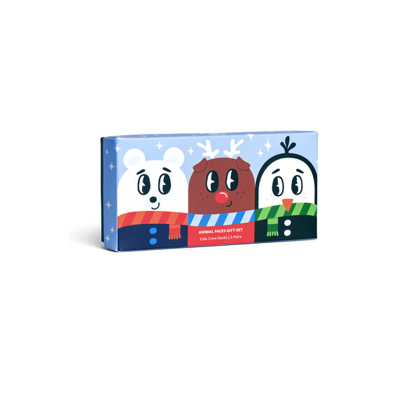 HAPPY SOCKS 'GET READY FOR SNOW' 3-PACK GIFT SET ΠΑΙΔΙΚΕΣ ΚΑΛΤΣΕΣ ΑΓΟΡΙ P003352-1000