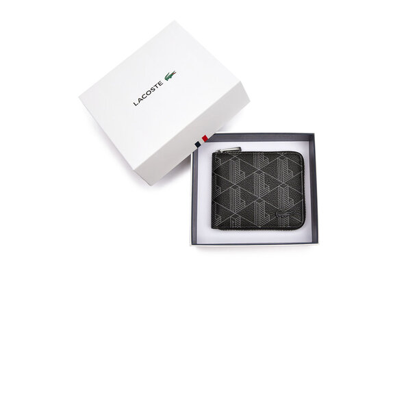 LACOSTE MONOGRAM ZIP BILLFOLD ΠΟΡΤΟΦΟΛΙ ΑΝΔΡΙΚΟ NH4005LX-H45