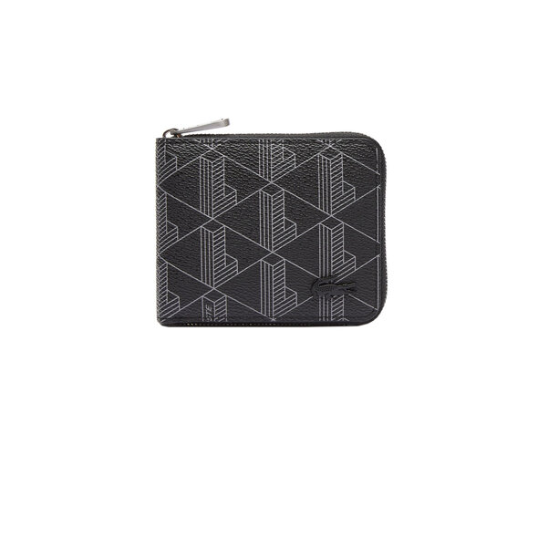 LACOSTE MONOGRAM ZIP BILLFOLD ΠΟΡΤΟΦΟΛΙ ΑΝΔΡΙΚΟ NH4005LX-H45
