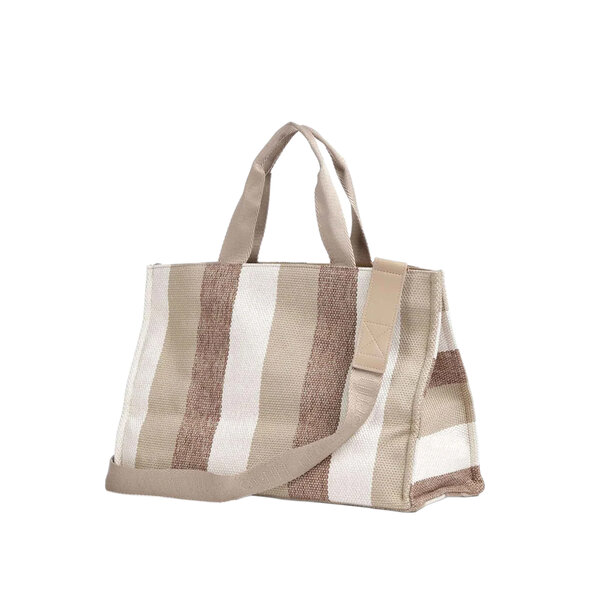 LIU JO STRIPED CANVAS TOTE ΤΣΑΝΤΑ ΓΥΝΑΙΚΕΙΑ 2A6026T2176-00133