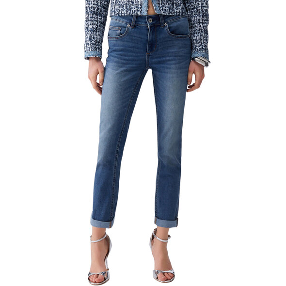 LIU JO 'MONROE' DENIM ΠΑΝΤΕΛΟΝΙ ΓΥΝΑΙΚΕΙΟ UA6006D0318-79012