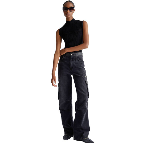 LIU JO FLARED CARGO DENIM ΠΑΝΤΕΛΟΝΙ ΓΥΝΑΙΚΕΙΟ UF4102D4854-87405