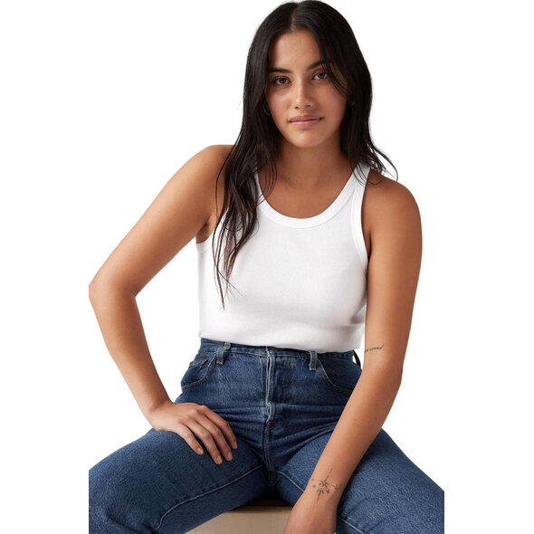 LEVIS ESSENTIAL RACER ΑΜΑΝΙΚΗ RIB ΜΠΛΟΥΖΑ ΓΥΝΑΙΚΕΙΑ A3381-0000