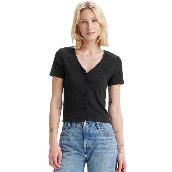 LEVIS 'MUSE' ΜΠΛΟΥΖΑ RIB ΜΕ ΚΟΥΜΠΙΑ ΓΥΝΑΙΚΕΙΑ A8782-0000