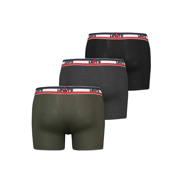 LEVIS LOGO BOXER BRIEF 3-PACK ΕΣΩΡΟΥΧΑ ΑΝΔΡΙΚΑ 10000287-009