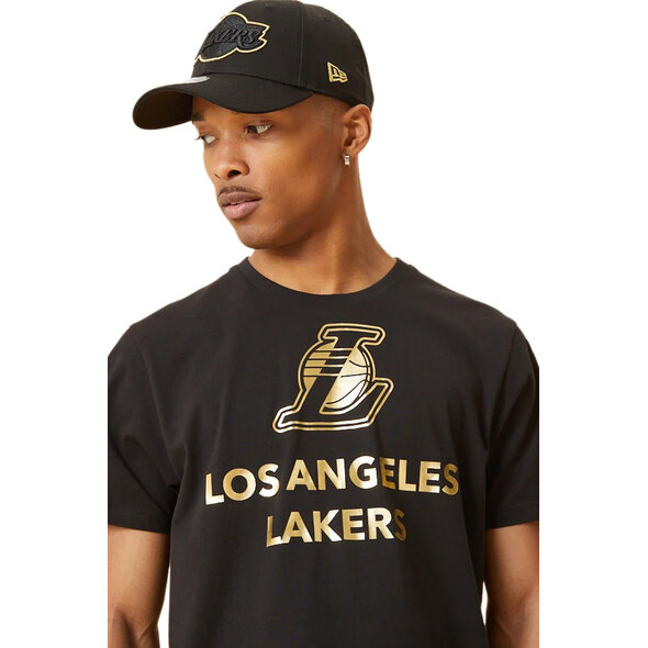 NEW ERA LA LAKERS T-SHIRT ΑΝΔΡΙΚO 12893105-BLKGLD