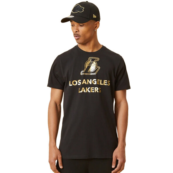 NEW ERA LA LAKERS T-SHIRT ΑΝΔΡΙΚO 12893105-BLKGLD