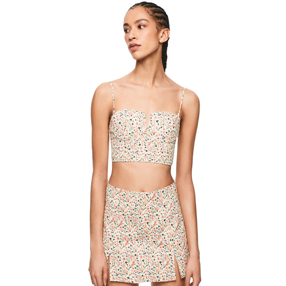 PEPE JEANS 'DORA' FLORAL BRA TOP ΓΥΝΑΙΚEIO PL303710-0AA