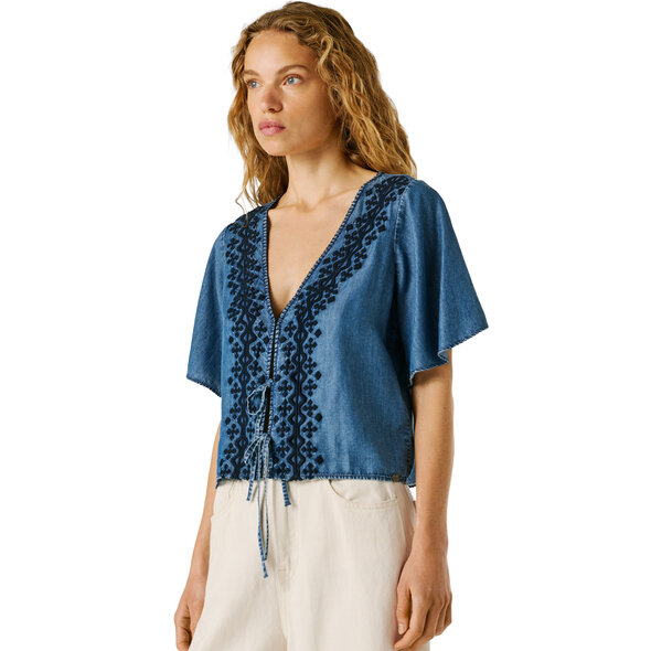 PEPE JEANS 'CLEO' TENCEL ΠΟΥΚΑΜΙΣΟ ΓΥΝΑΙΚΕΙΟ PL3051391-551