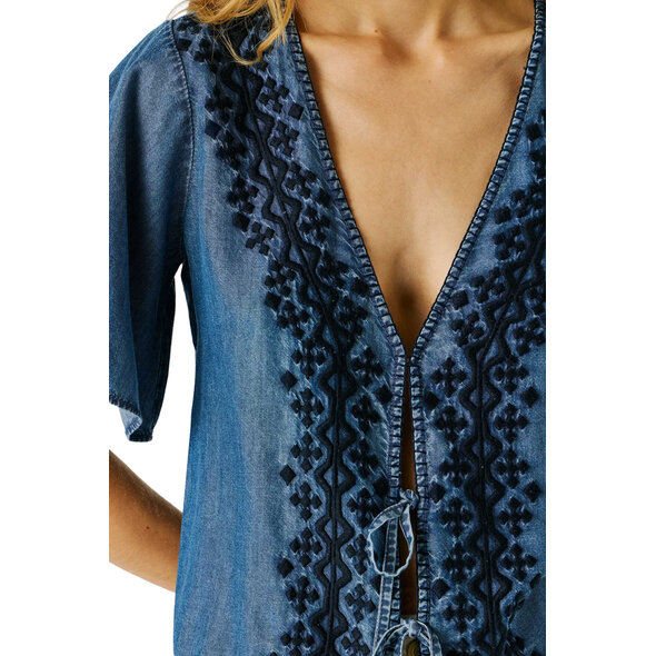 PEPE JEANS 'CLEO' TENCEL ΠΟΥΚΑΜΙΣΟ ΓΥΝΑΙΚΕΙΟ PL3051391-551