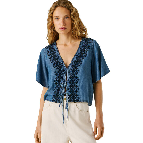 PEPE JEANS 'CLEO' TENCEL ΠΟΥΚΑΜΙΣΟ ΓΥΝΑΙΚΕΙΟ PL3051391-551