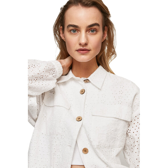 PEPE JEANS 'SUNNA' OPENWORK COTTON JACKET ΓΥΝΑΙΚEIO PL402182-800