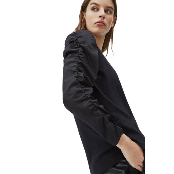 PEPE JEANS 'LIV' ΜΠΛΟΥΖΑ ΓΥΝΑΙΚEIA ME PUFF ΜΑΝΙΚΙΑ PL504650-999