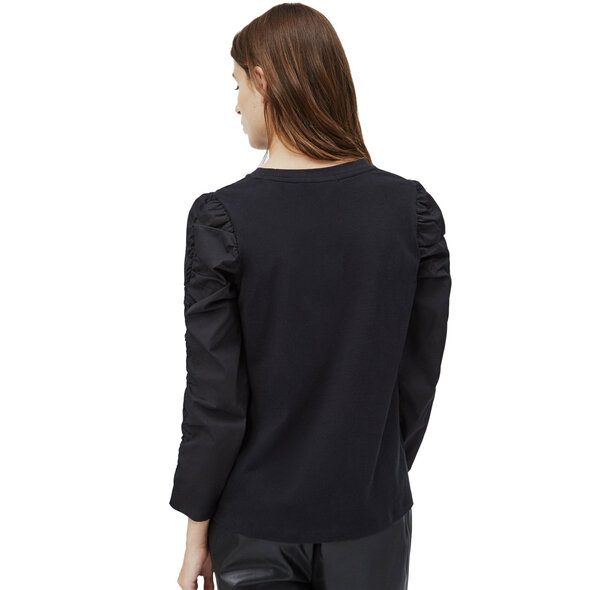 PEPE JEANS 'LIV' ΜΠΛΟΥΖΑ ΓΥΝΑΙΚEIA ME PUFF ΜΑΝΙΚΙΑ PL504650-999