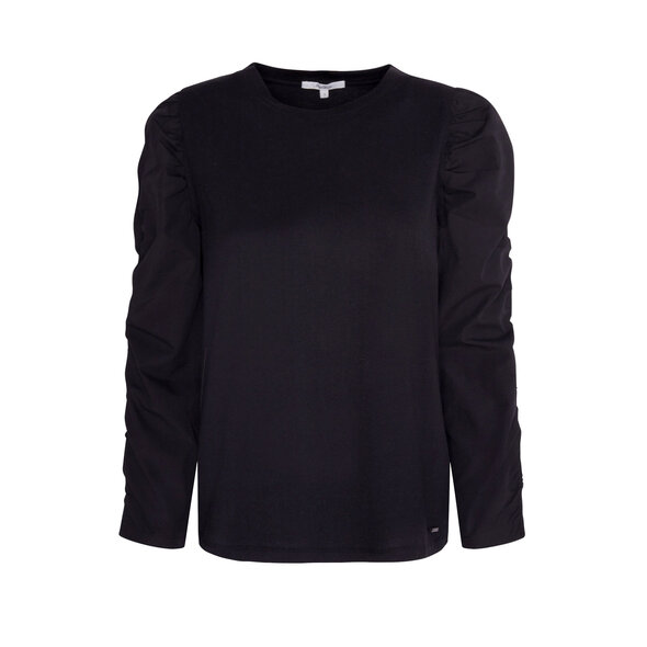 PEPE JEANS 'LIV' ΜΠΛΟΥΖΑ ΓΥΝΑΙΚEIA ME PUFF ΜΑΝΙΚΙΑ PL504650-999