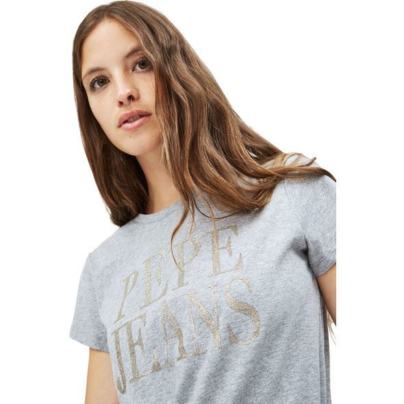 PEPE JEANS 'LUCILA' ΜΠΛΟΥΖΑ ΓΥΝΑΙΚEIA ME BRIGHT TEXT PL504655-933