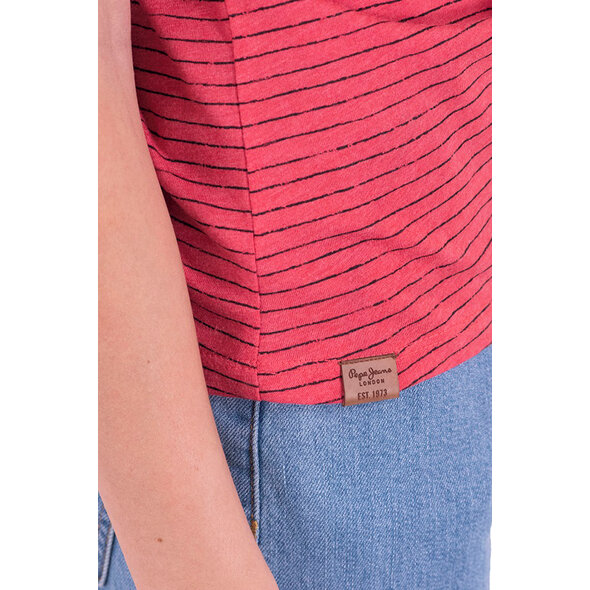 PEPE JEANS 'MAHSA' ΜΠΛΟΥΖΑ ΓΥΝΑΙΚΕΙΑ ΜΕ ΡΙΓΕΣ PL504679-264