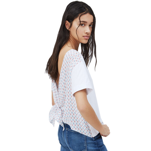 PEPE JEANS 'BELINDA' ΜΠΛΟΥΖΑ ΓΥΝΑΙΚEIA ME ΑΝΟΙΧΤΗ ΠΛΑΤΗ PL504810-0AA