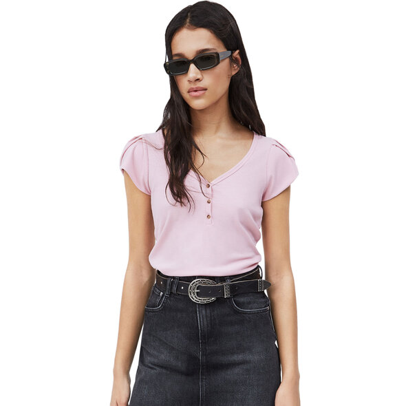 PEPE JEANS 'DORIS' RIBBED T-SHIRT ΓΥΝΑΙΚEIO PL504851-325