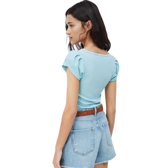 PEPE JEANS 'DORIS' RIBBED T-SHIRT ΓΥΝΑΙΚEIO PL504851-529