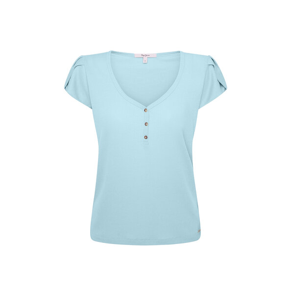 PEPE JEANS 'DORIS' RIBBED T-SHIRT ΓΥΝΑΙΚEIO PL504851-529