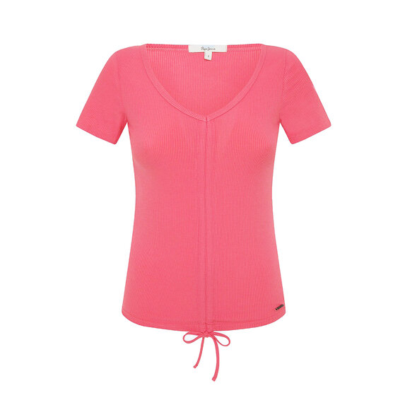 PEPE JEANS 'FREJA' RIBBED T-SHIRT ΓΥΝΑΙΚEIO PL504855-346