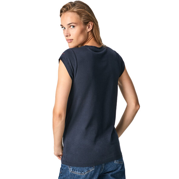 PEPE JEANS 'BERENICE' ΜΠΛΟΥΖΑ ΓΥΝΑΙΚEIA ME GLITTER LOGO PL504981-594