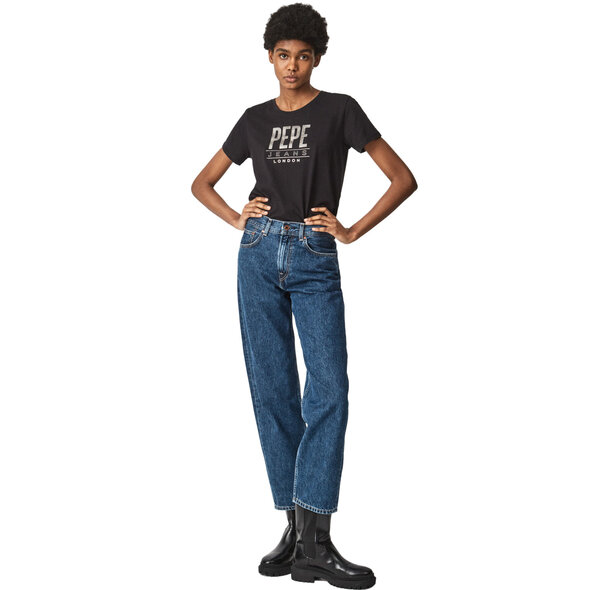 PEPE JEANS 'BLANCAS' BRIGHT TEXT T-SHIRT ΓΥΝΑΙΚEIO PL504989-999