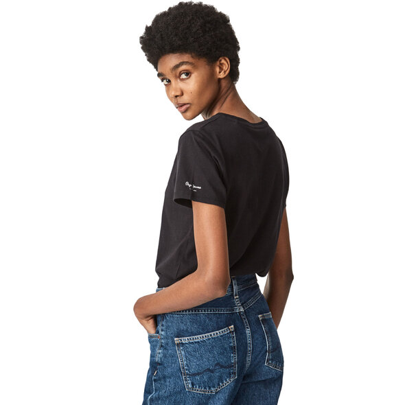 PEPE JEANS 'BLANCAS' BRIGHT TEXT T-SHIRT ΓΥΝΑΙΚEIO PL504989-999