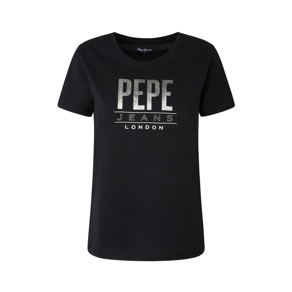 PEPE JEANS 'BLANCAS' BRIGHT TEXT T-SHIRT ΓΥΝΑΙΚEIO PL504989-999