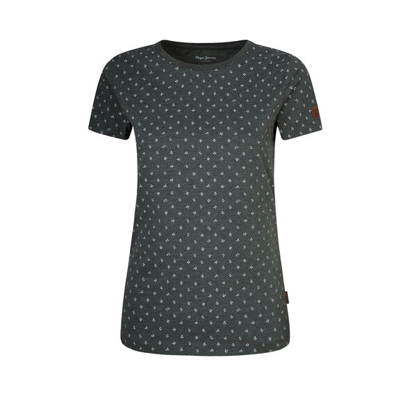 PEPE JEANS 'REGINAS' MICRO-PRINT T-SHIRT ΓΥΝΑΙΚEIO PL505032-987