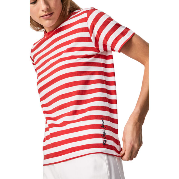 PEPE JEANS 'CARLA' ΡΙΓΕ ΜΠΛΟΥΖΑ ΓΥΝΑΙΚEIA PL505156-255