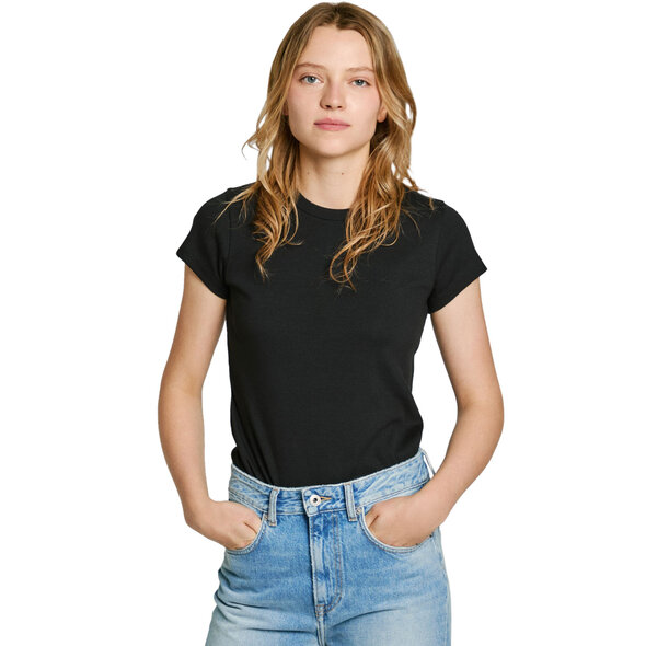 PEPE JEANS 'MERIDA' RIB ΜΠΛΟΥΖΑ ΓΥΝΑΙΚΕΙA PL506037-999