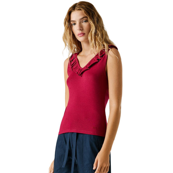 PEPE JEANS 'MILLIE' RIBBED TOP ΓΥΝΑΙΚΕΙΟ PL506050-398