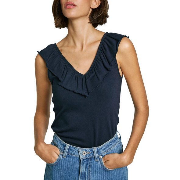 PEPE JEANS 'MILLIE' RIBBED TOP ΓΥΝΑΙΚΕΙΟ PL506050-594
