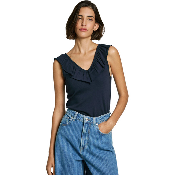 PEPE JEANS 'MILLIE' RIBBED TOP ΓΥΝΑΙΚΕΙΟ PL506050-594