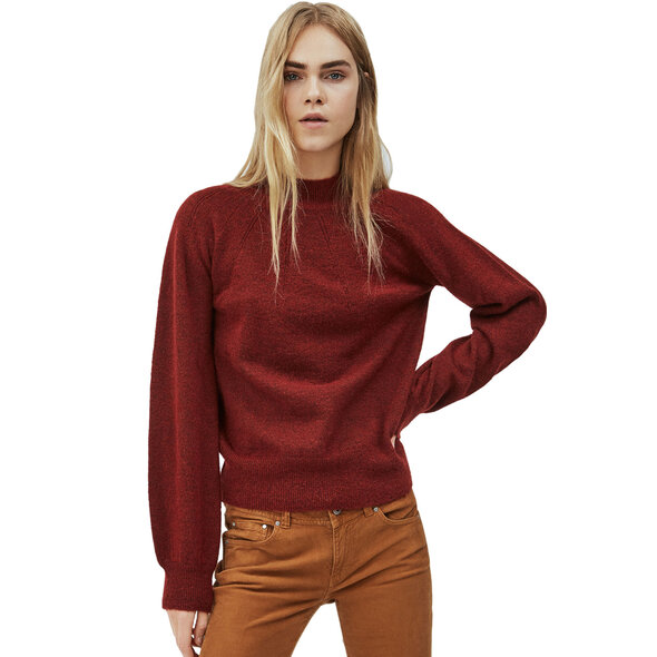 PEPE JEANS 'CLOTILDA'  ΠΛΕΚΤΟ ΓΥΝΑΙΚEIO ME PERKIN ΛΑΙΜΟ PL701641-295