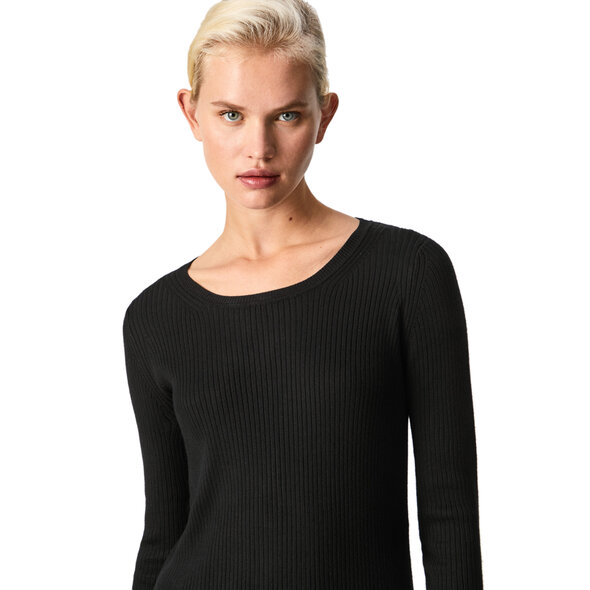 PEPE JEANS 'PAOLA 2' ΠΛΕΚΤΟ RIB MIDI ΦΟΡΕΜΑ ΓΥΝΑΙΚΕΙΟ PL701834-999