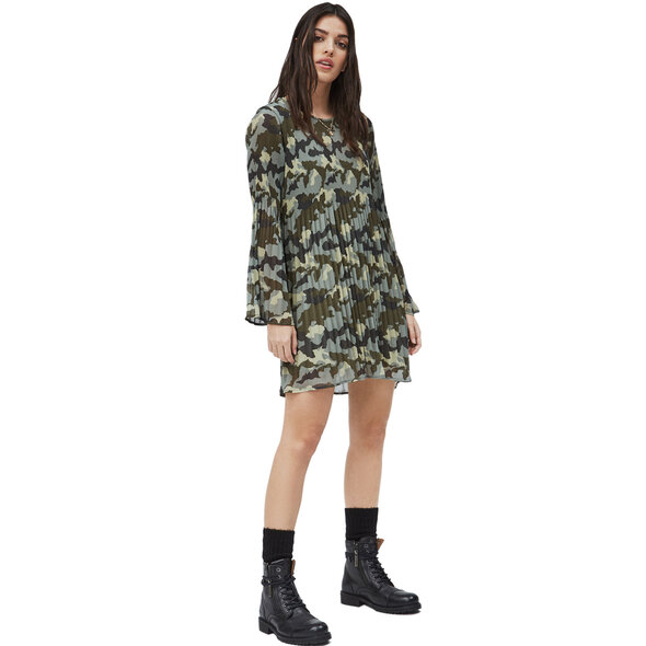 PEPE JEANS 'BRINA' ΦΟΡΕΜΑ ΓΥΝΑΙΚEIO ME MILITARY PRINT PL952823-0AA