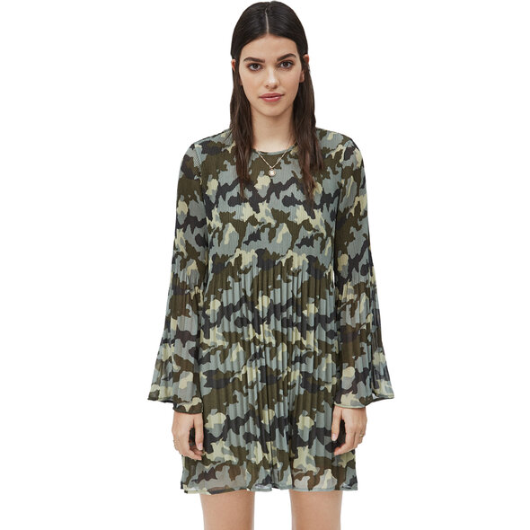 PEPE JEANS 'BRINA' ΦΟΡΕΜΑ ΓΥΝΑΙΚEIO ME MILITARY PRINT PL952823-0AA